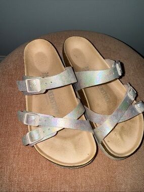 Birkenstock Holographic Iridescent Triple-Strap Sandals - Shimmer
